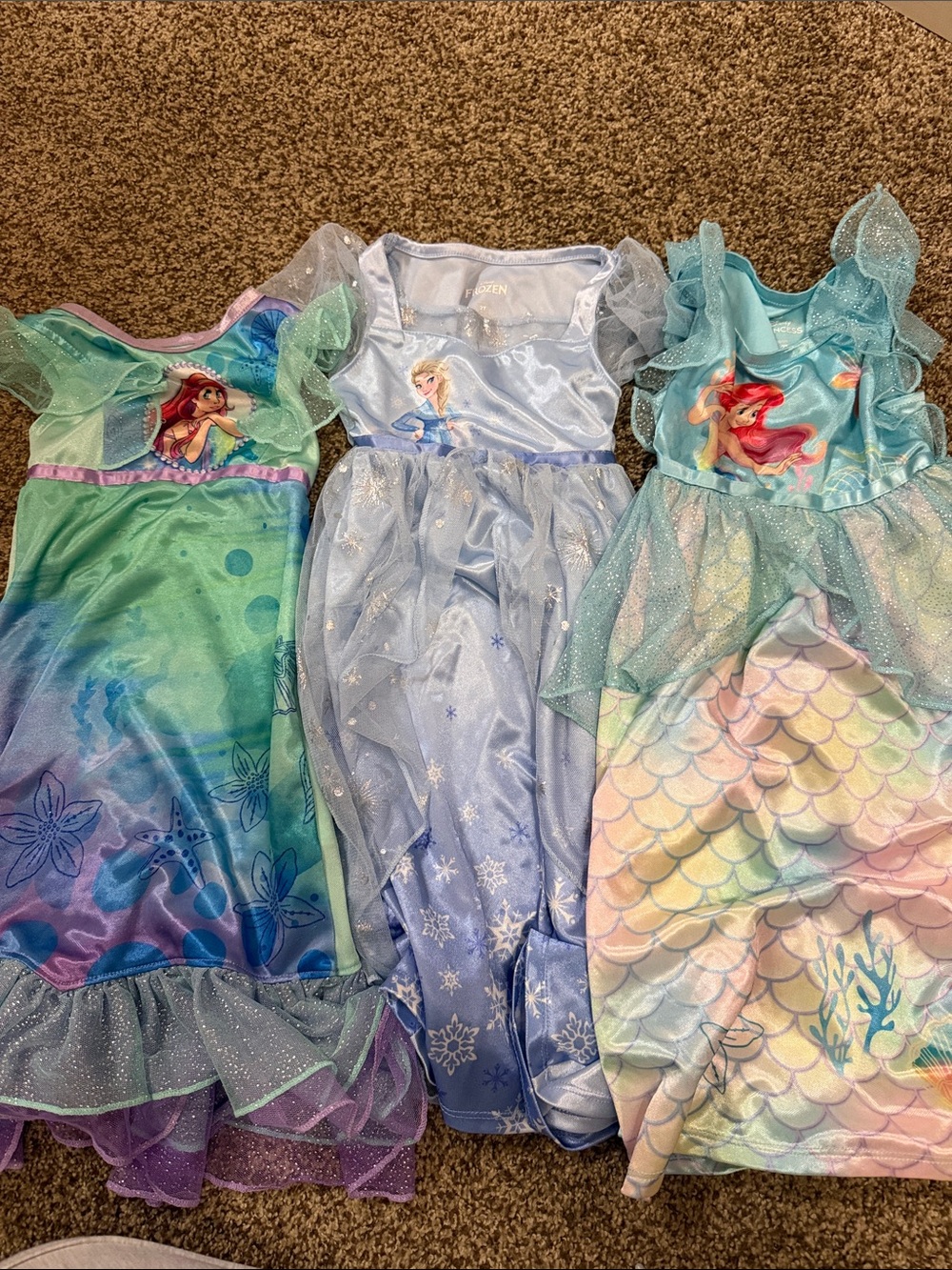 Blue Elsa Princess Dress - Kids Costume